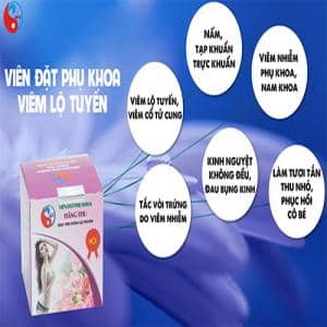 Viên đặt phụ khoa (đặc trị viêm lộ tuyến)