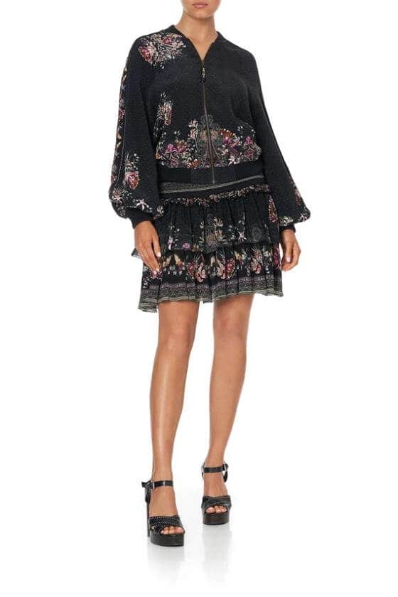 Drop shoulder bell sleeve top restless nights